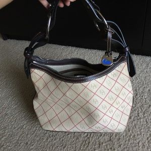 Dooney & Bourke canvas/leather handbag