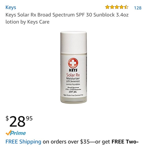 keys solar rx moisturizer with sunscreen