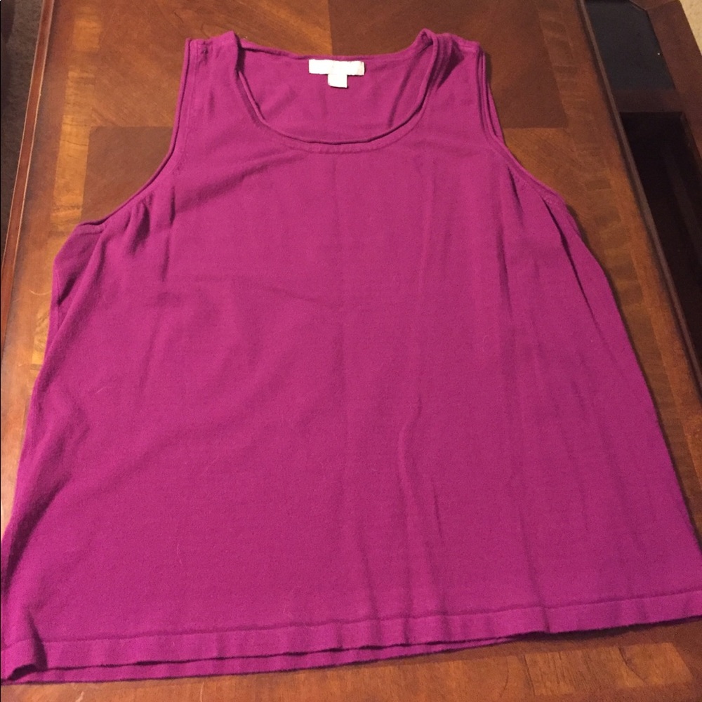 Laura Ashley Purple Tank top