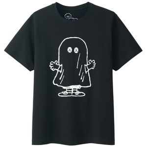 🎁KAWS X PEANUTS SHORT-SLEEVE GHOST T-SHIRT