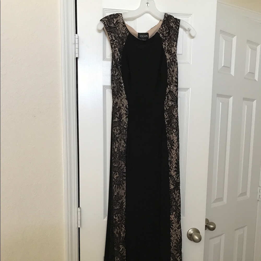 Black evening gown