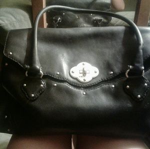 Michael Kors genuine leather studed purse