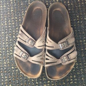 Tan Birkenstock Sandals