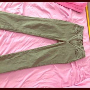 Olive green Jeans/jeggings