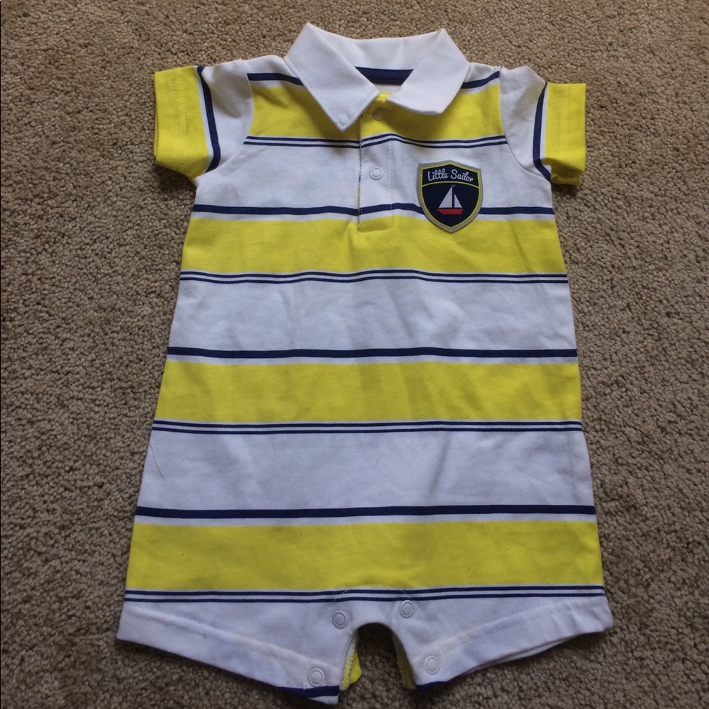 0-3m Little Sailor Onesie