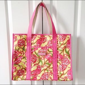 RARE Lilly Pulitzer Chi Omega Sorority Tote Bag