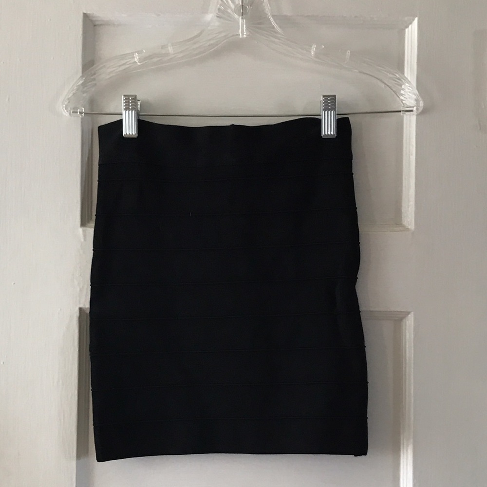 Guess Black Bandage Skirt