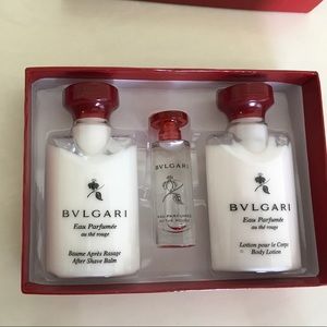 Bvlgari after shave, lotion and fragrance set