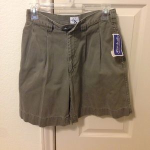 Calvin Klein Olive Sage Green Shorts NWT