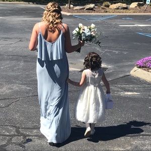 Show Me Your Mumu Caitlin Steel Blue Dress