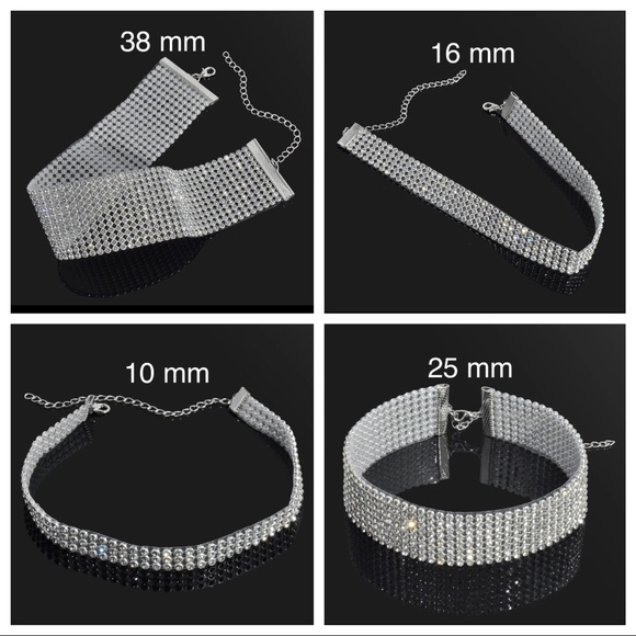 Rhinestone Choker - Picture 3 of 4