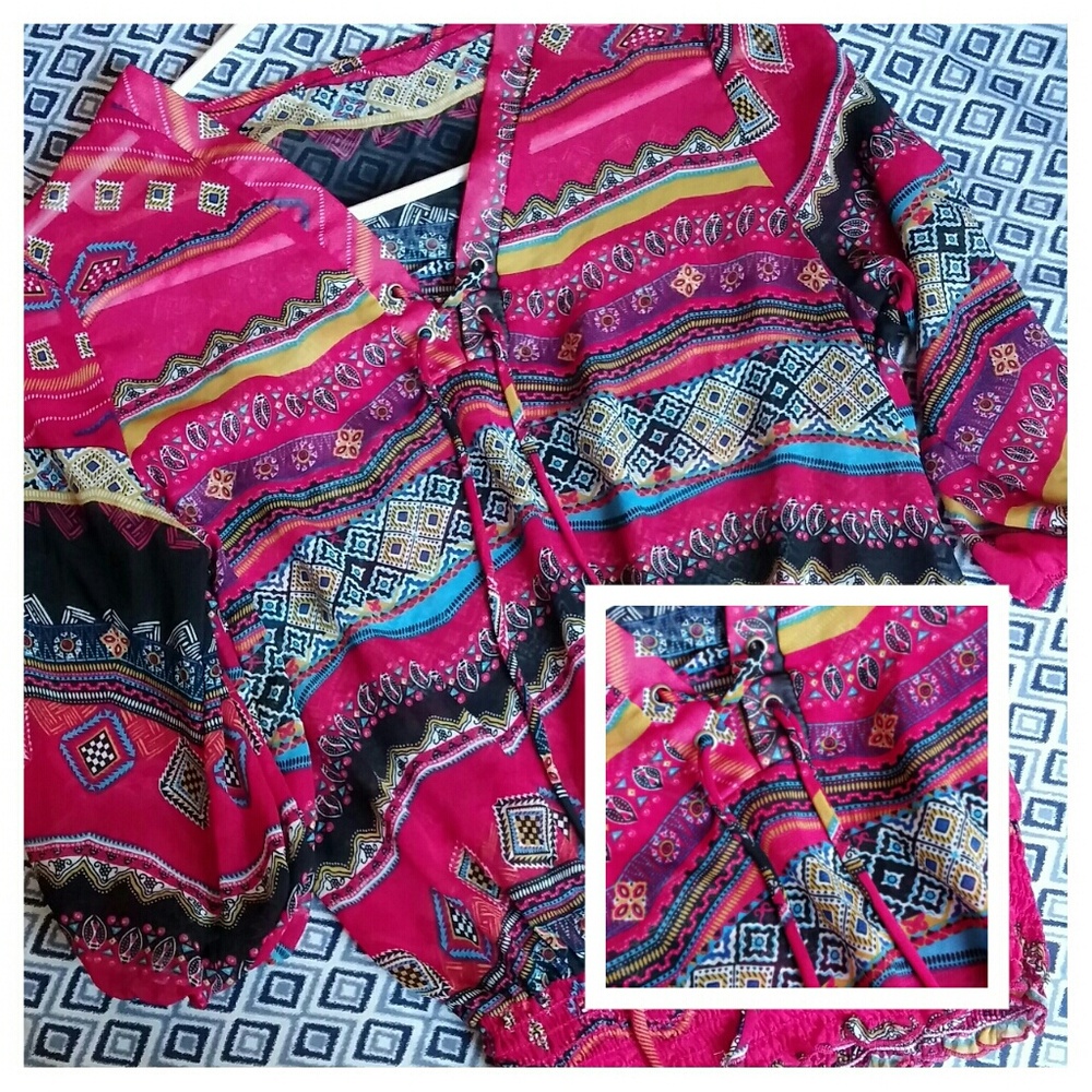 RED Tribal Top