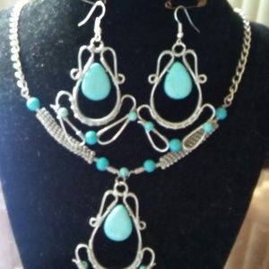 Beautiful handmad necklace and earrings
