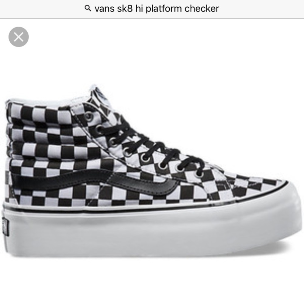 ISO platform checker vans