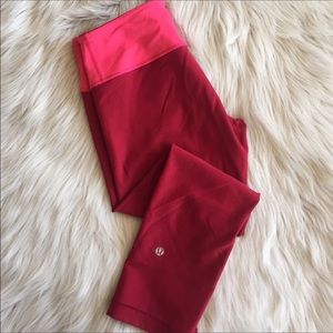 Red lulu Lemon Wonder Unders