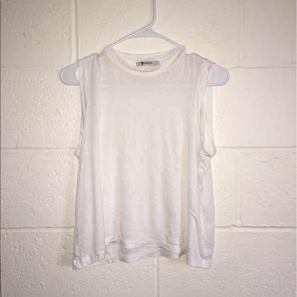 T by Alexander Wang Single Jersey Muscle Tee - Picture 2 of 3