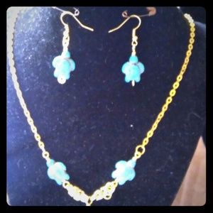 Beautiful handmad necklace and earrings