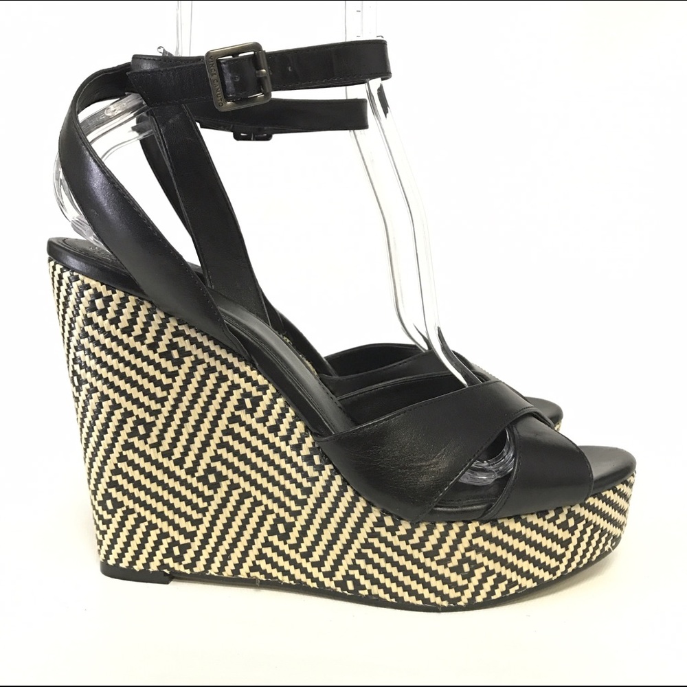 Vince Camuto Platforms 10 Wedge Ankle Strap Heels