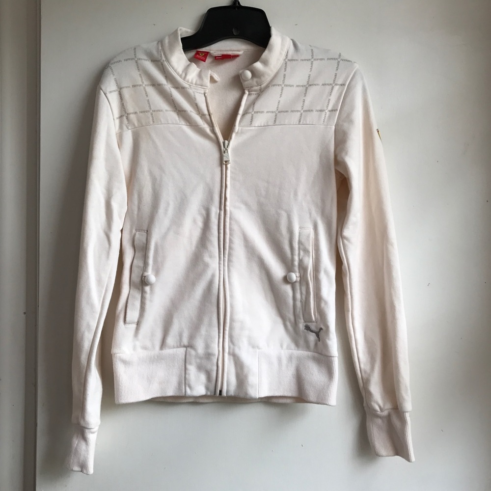 Rare Puma x Ferrari lightweight zip up sweatshirt