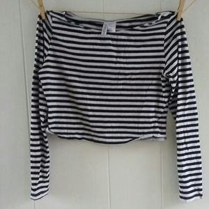 H&m long sleeve crop top