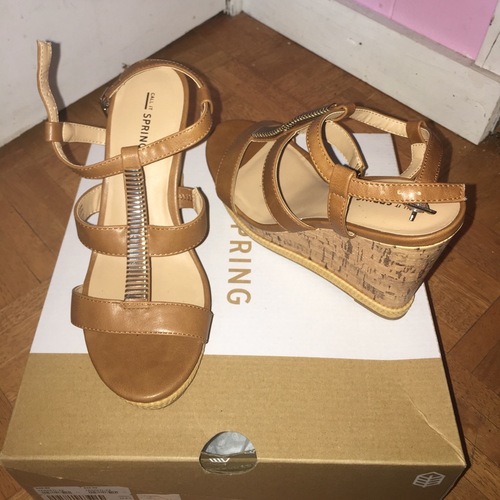 Brown wedges from call it spring