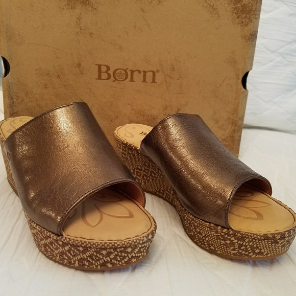 34 off Born Shoes BORN NEW Tilda woven sandals BRONZE from M's