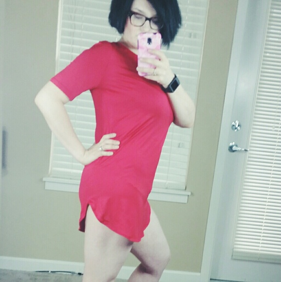 Red mini dress - Picture 4 of 4