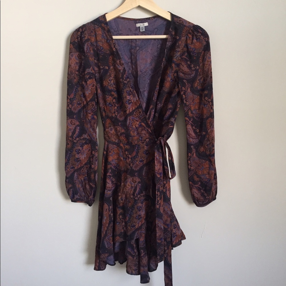✨ECOTÉ PAISLEY WRAP DRESS✨