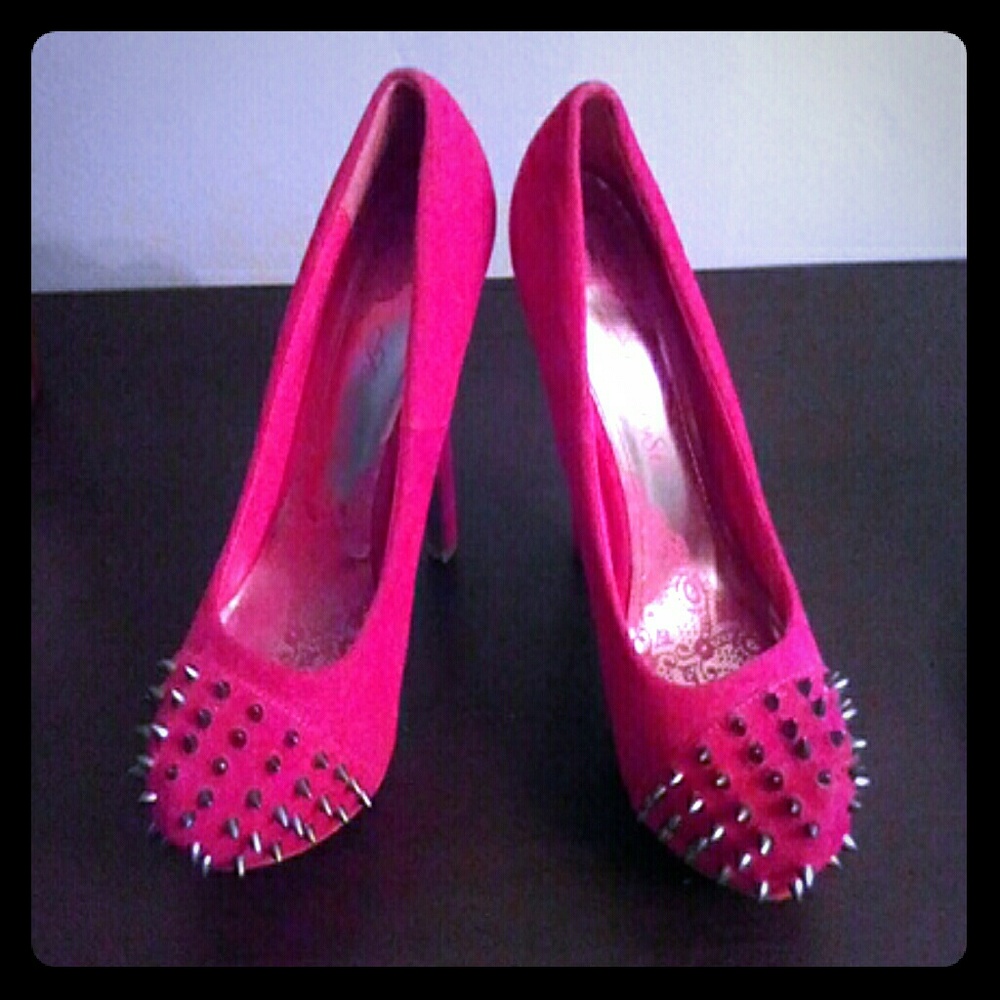 Spiked Pink Heels