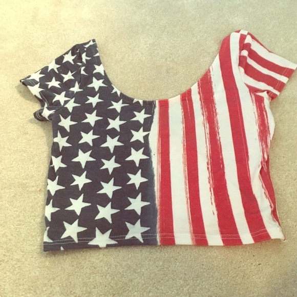 American flag crop top - Picture 1 of 2