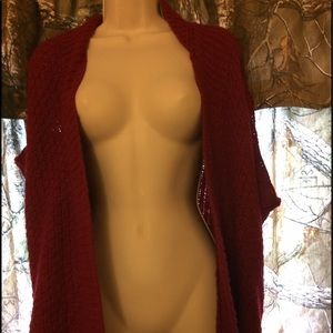 Ann Taylor loft wool batwing style cardigan