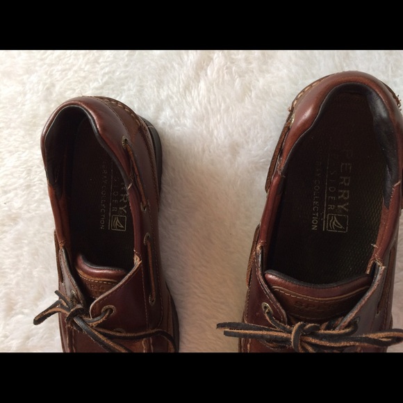 Mens Sperry leather Topsiders - Picture 6 of 7