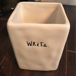 Rae Dunn Pen/Pencil Holder WRITE