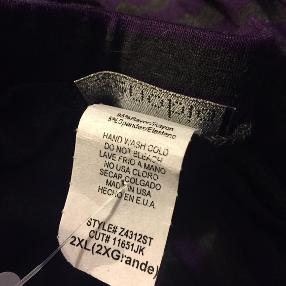 BOGO 🆕 Striped high low faux wrap skirt - Picture 5 of 8