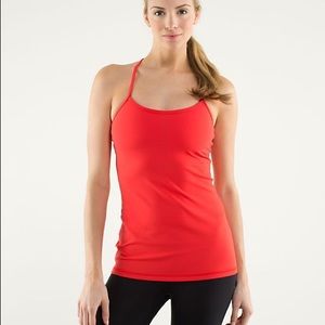 Lululemon Cherry red Power Tank!