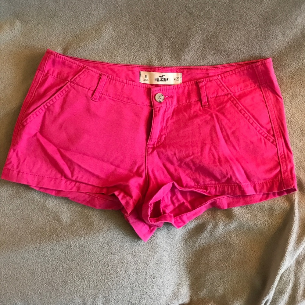 Hollister pink shorts size 9