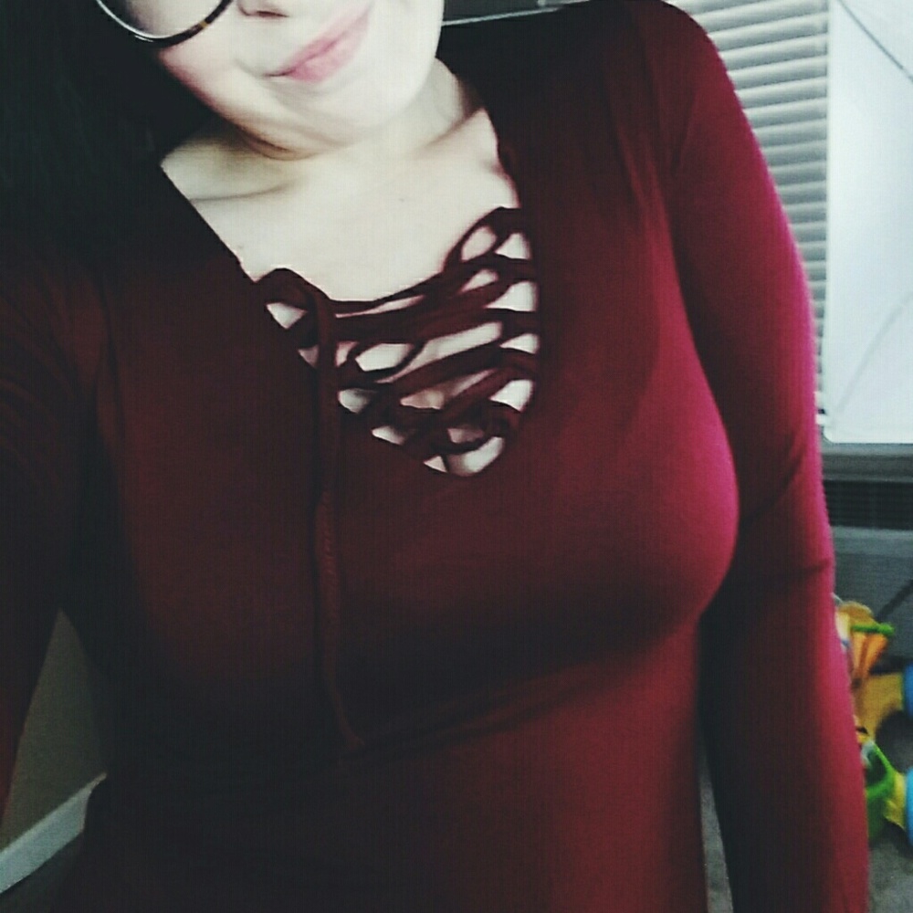 Lace up blouse - Picture 1 of 1