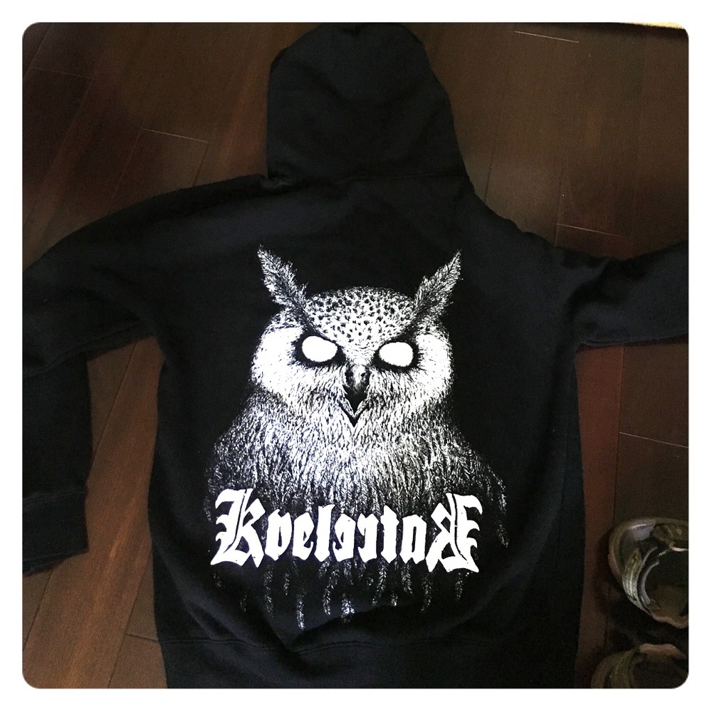 Kvelertak black hoodie size medium