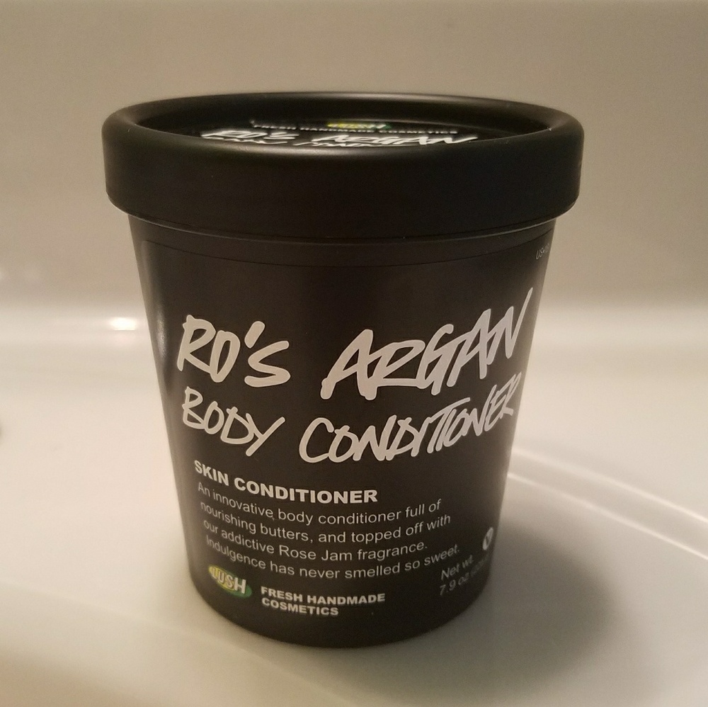Lush Ro's Argan body conditioner