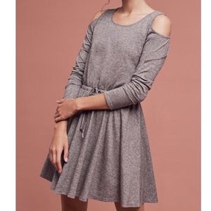 Anthropologie cold shoulder dress
