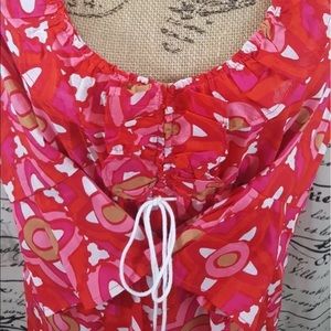 Mudpie Beach Bar Anna Bell Tunic Dress Medium NEW