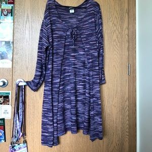 Fashion Bug long purple cardigan