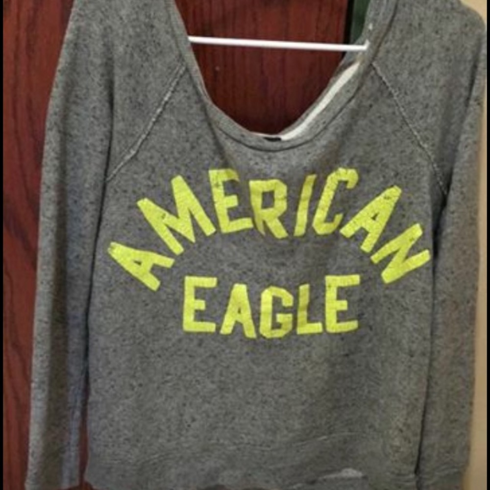 American Eagle over the shoulder sweater
