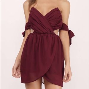 Maroon formal dress!