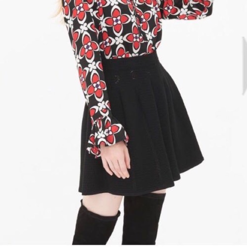 Sandro Paris Mini Skirt Black Size 1