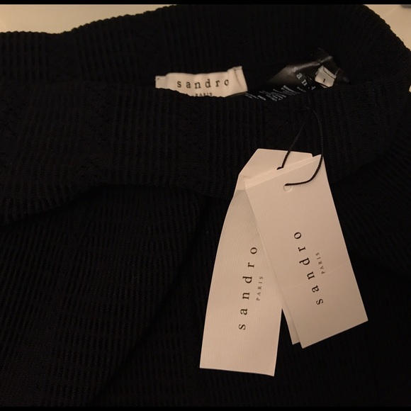 Sandro Paris Mini Skirt Black Size 1