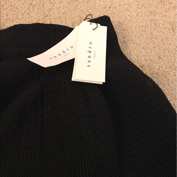 Sandro Paris Mini Skirt Black Size 1