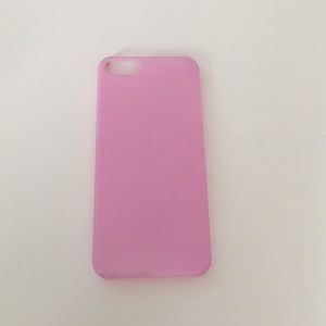 Pink iPhone 5 case