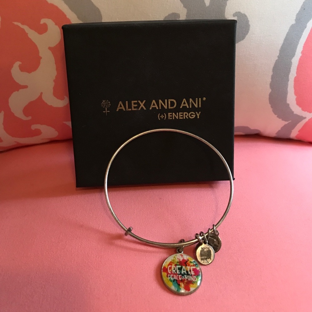Colorful Alex and Ani bangle