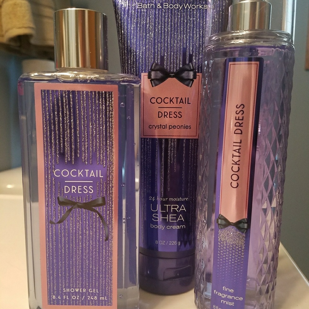 Bath and Body Works Cocktail Dress set